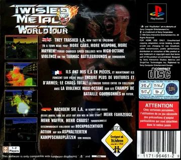 Twisted Metal - World Tour (EU) box cover back